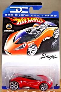 2007 Hot Wheels Designers Challenge LOTUS CONCEPT Red Variant w/Gray A6 Spoke - Picture 1 of 5