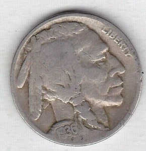 1936 D Büffelnickel in sehr guter Erhaltung ~ BITTE BEACHTEN SIE DEN SCAN stk 709 - Bild 1 von 5