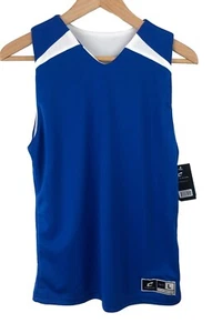 Champro Sports Dri-Gear Youth Large YL Blue/White Reversible Basketball Jersey - Picture 1 of 12