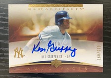 2005 Upper Deck MLB Artifacts Ken Griffey Autograph /699 Auto Facts Yankee