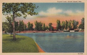 Postkarte Crystal Lake Grand Island Nebraska NE - Bild 1 von 2