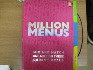 Million Menus Mix n Match One Million Three Course Meals Cookery Hardback Book  - Bild 1 von 11