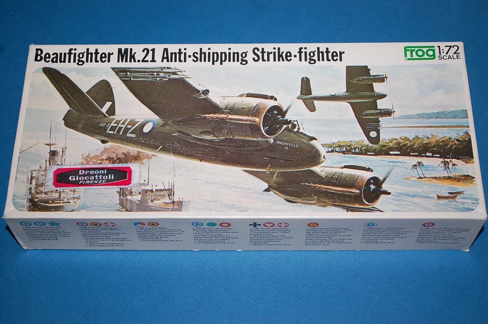FROG F291 - Beaufighter Mk. 21 Anti-Shipping Strike-Fighter  scala 1/72 - Immagine 1 di 2