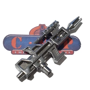 Vintage Transformers G1 Jumpstarters Topspin Laser Gun Hasbro 1985 Chrome - Picture 1 of 1