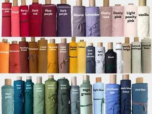 Linen Fabric by the Yard – Soft Washed - Ideal for Clothing, Curtains, Crafts - Picture 1 of 44