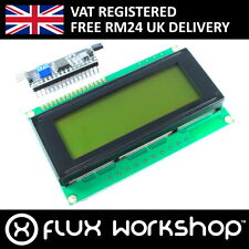 20x4 Green LCD with I2C Interface Module 2004A HD44780 Display Flux Workshop