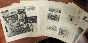 1967 The History of Indian Motorcycles Original 14p print article - Foto 1 di 3