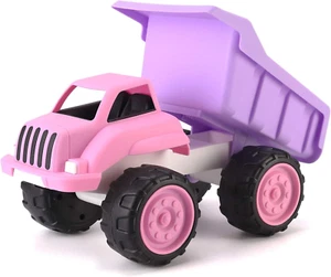 Big Plastic Dump Truck in Pink Color for Toddlers - Picture 1 of 11