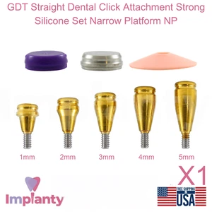 Juego de accesorios de bloqueo dental recto GDT de silicona fuerte plataforma estrecha NP - Imagen 1 de 15