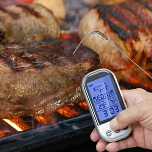 Digitales Bratenthermometer Funk Grillthermometer Fleisch-Thermometer wireless - Bild 1 von 7