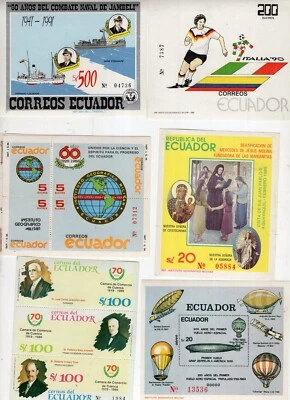 ECUADOR LOT, 18 DIFFERENT BLOCKS, MNH - Image 1 of 3