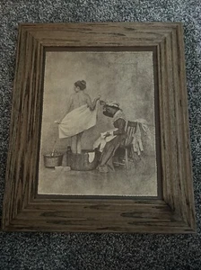 Vintage Nude Woman R. Hendrickson Sepia Art Print - Picture 1 of 3