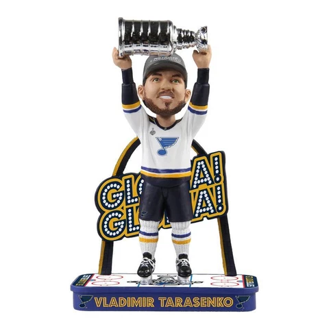 Vladimir Tarasenko St. Louis Blues Gloria Gloria Stanley Cup Bobblehead NHL Cover