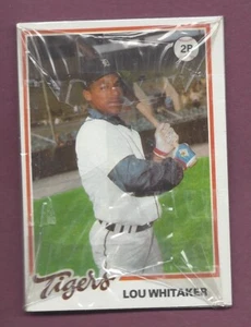 1978 BURGER KING DETROIT TIGERS 4 CARD CELLO PACK LOU WHITAKER ROOKIE SHOW u662c - Picture 1 of 2