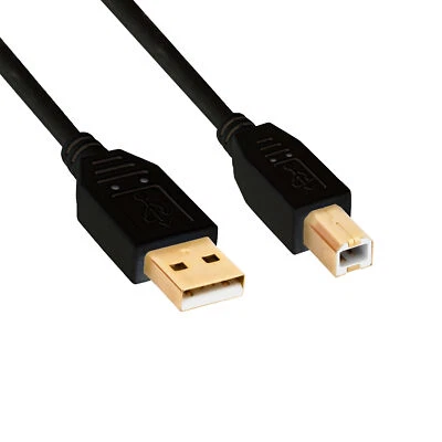 1,8m USB Druckerkabel Drucker Anschluss Kabel Scanner für Brother Epson HP Canon - Bild 1 von 4