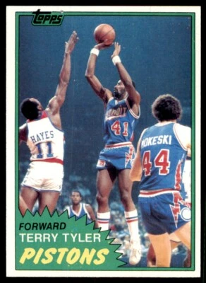 1981-82 TOPPS TERRY TYLER. DETROIT PISTONS #MW84 - Image 1 of 2