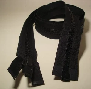 Bimini Top Marine Canvas Separating YKK ZIPPER #10 - BLACK 78" - Picture 1 of 1