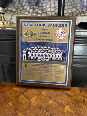 New York Yankees 1996 World Series Champions Wall Plaque 16 X 13  - Image 1 of 2