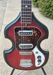 1960's Teisco Violin Guitar Japan - Picture 1 of 9
