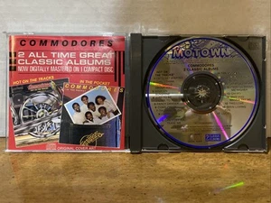 COMMODORES: HOT ON THE TRACKS/IN THE POCKET 2 CLASSIC ALBUMS CD! 1986 JAPAN MINT - Picture 1 of 13