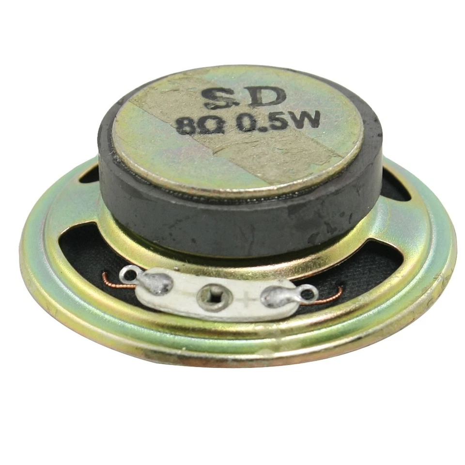 50mm Aturlautsprecher Minilautsprecher Metallgehäuse Kleinlautsprecher 8Ohm 0.5W - Bild 1 von 1