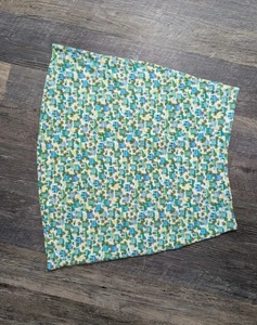 J.Jill Damen Gr. Small A-Linien Rock blau grün knielang - Bild 1 von 5