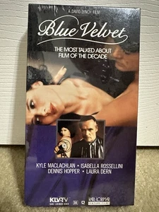 NEW SEALED Blue Velvet (1986) VHS David Lynch Kyle Maclachlan See Description - Picture 1 of 3