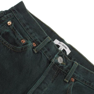 Re/Done NWT Denim Jeans Size 25 US 90s High Rise Loose in Evergreen Dipped Green - Picture 1 of 13
