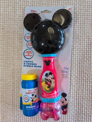 DISNEY MICKEY MOUSE LIGHTS & SOUNDS BUBBLE WAND - Image 1 of 4
