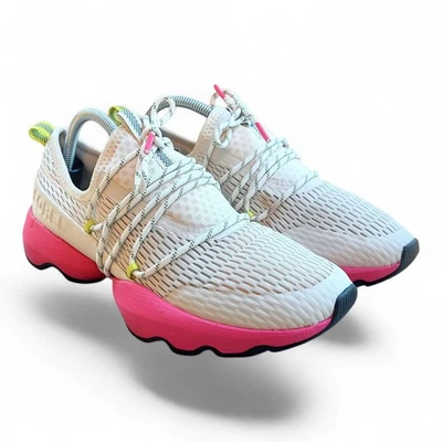 SOREL Kinetic Impact 蕾丝运动鞋女式 9 码粉色/天然色 — 第 1/4 张图片