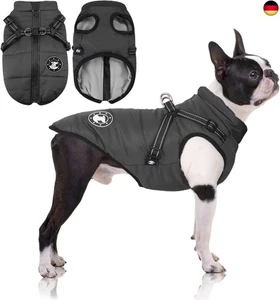 LUOWAN Hundemantel Wasserdicht, Hundemantel Französische Bulldogge, Warme Weste  - Bild 1 von 7