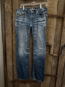 Stivali donna jeans Big Star blu liv 30L denim elasticizzato lavaggio scuro antistress sbiadito - Foto 1 di 14