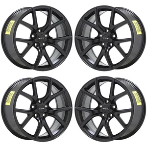 20" Grand Cherokee SRT Satin Black wheels rims Factory OEM 9173 set EXCHANGE - Picture 1 of 3