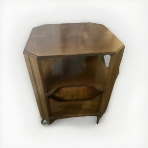 Art Deco Octagonal Walnut Veneer Book Table C 1935 - Picture 1 of 10