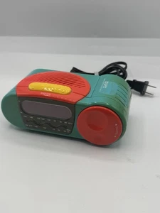 Vintage GPX AM/FM Digital Radiowecker 90er Pink Teal Yellow - Bild 1 von 8
