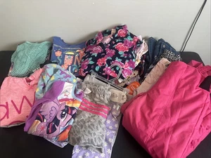 Lotto abbigliamento bambina tg 6x 6-7 camicia abiti maglione pantaloni jeans pantaloncini gonna 34pz - Foto 1 di 23
