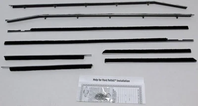 Комплект фетровых стеклоочистителей для 1958-1960 Ford Thunderbird 2 двери хардтоп изготовитель оборудования - Изображение 1 из 4