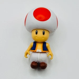 Toad Super Mario Bros Figure Jakks Pacific 2.5" Nintendo Toy Loose - Picture 1 of 5