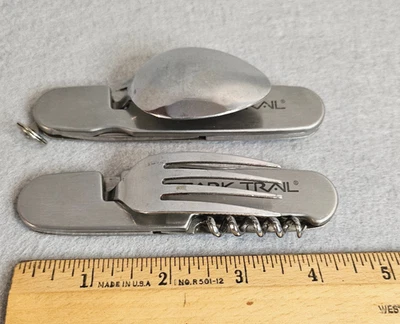 Ozark Trail Кемпинг Выживание Мульти Инструменты Ложка Нож Вилка Бутылка Открытый Штопор - Изображение 1 из 4