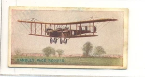 1927 Champion Magazine : Famous Aircraft - Card 11/16 Handley-Page Bomber - Bild 1 von 2