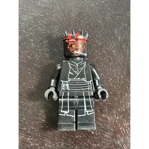 Lego Darth Maul Minifigure - Corna, Gambe Stampate, Bocca Aperta #sw0808 Star Wars - Foto 1 di 6