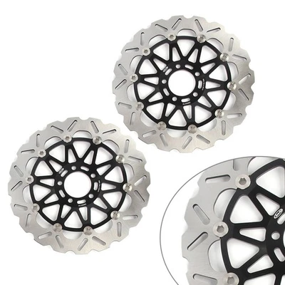 Front Brake Disc Rotors For Kawasaki Ninja ZX9R 1994-1997 ZX-9R ZX900 2002-2003 — 第 1/4 张图片