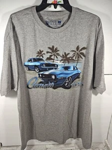 Newport Blue Camaro SS 396 Shirt Men's Size XL Gray Graphic Print T-Shirt - Picture 1 of 7