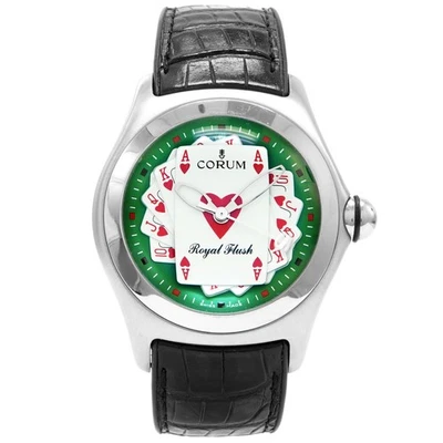 Reloj Corum Bubble Royal Flush 082.170.20 - Inventario 8129 Acero Inoxidable 45mm Foto 1 de 4