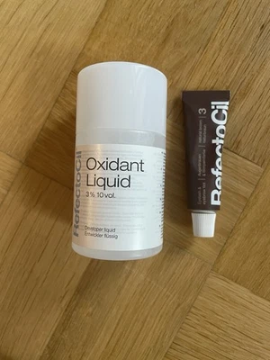 RefectoCil Augenbrauen- & Wimpernfarbe dunkelbraun 1x benutzt, geöffnet 11/2025 - Bild 1 von 3