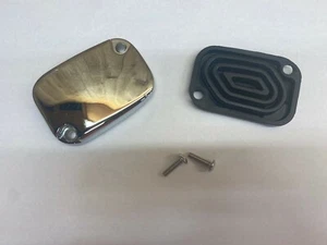 Smooth Chrome Front Brake Master Cylinder Cover for 2008 & Up Harley Touring - Picture 1 of 1
