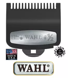 WAHL #1/2 COMB(1/16")Premium Metal Clip CUTTING GUIDE CLIPPER BLADE ATTACHMENT r - Picture 1 of 5
