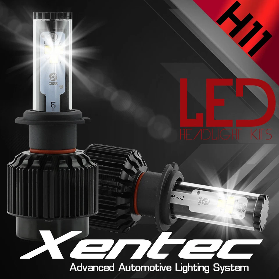 XENTEC LED HID Headlight kit 388W 38800LM H11 6000K for 2012-2015 Ram C/V - Image 1 of 4