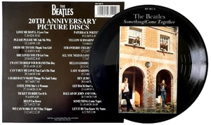 MINT! The Beatles Picture Disc 7" Vinyl 45 Something / Come Together (20th ann.) - Picture 1 of 1