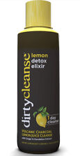 Dirty Cleanse Lemon Detox with Volcanic Charcoal with Ginger 4 servings (4 Pack)